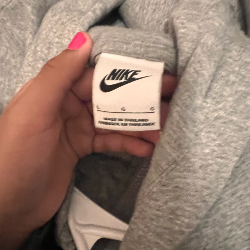 Nike silver zip up.
